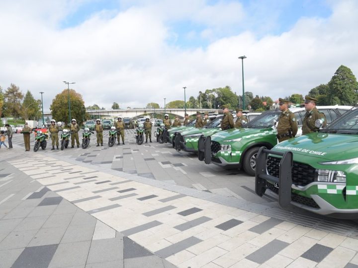 La Unión Río Bueno y Valdivia recibieron nuevos vehículos policiales