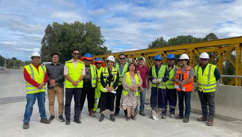 MOP reinicia obras de terminación del acceso sur a Máfil por sector de Huillón, que fueron paralizadas en 2022