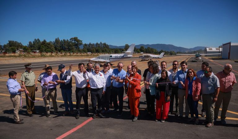 Inauguran nuevas obras en aeródromo